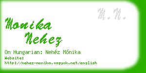 monika nehez business card
